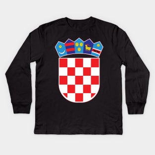 Croatia Kids Long Sleeve T-Shirt